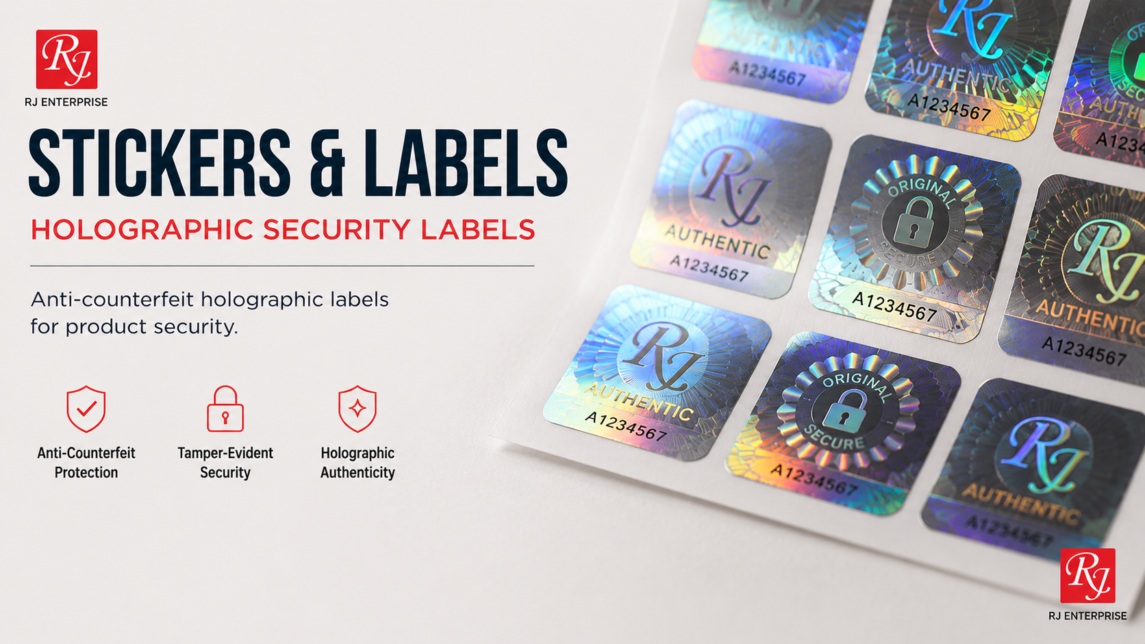 Holographic Security Labels